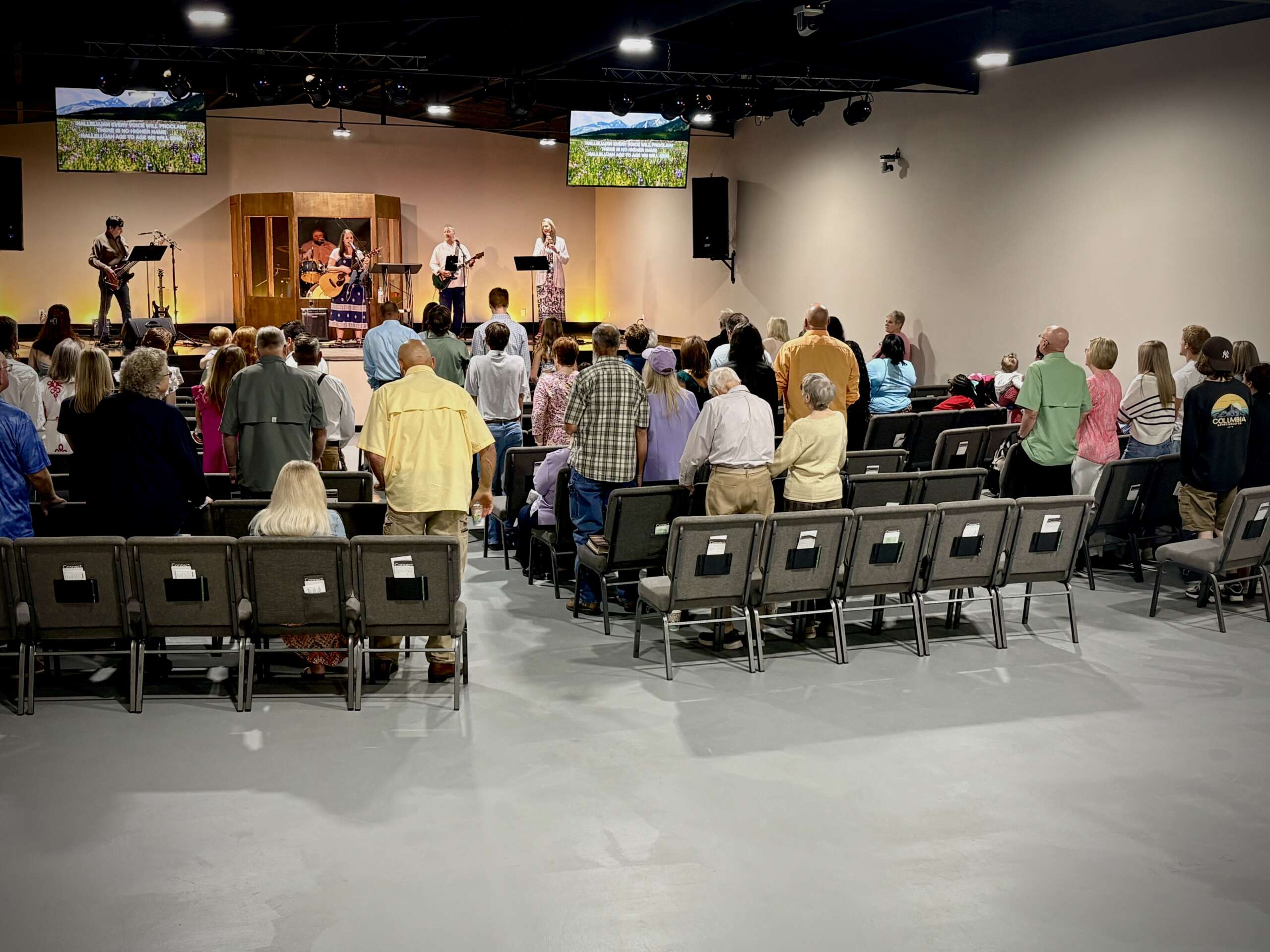 The Grove Church worship service